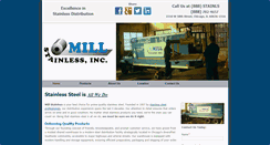 Desktop Screenshot of millstainless.com